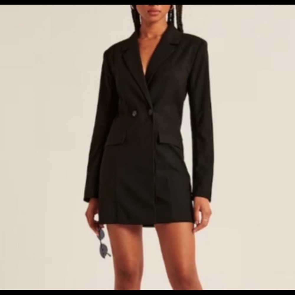 Abercrombie & Fitch Black Blazer Dress